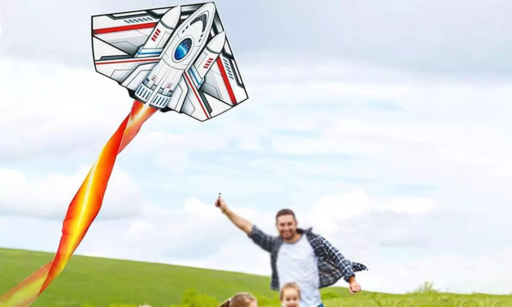 Assorted Flying Kites with Tail for Kids and Adults