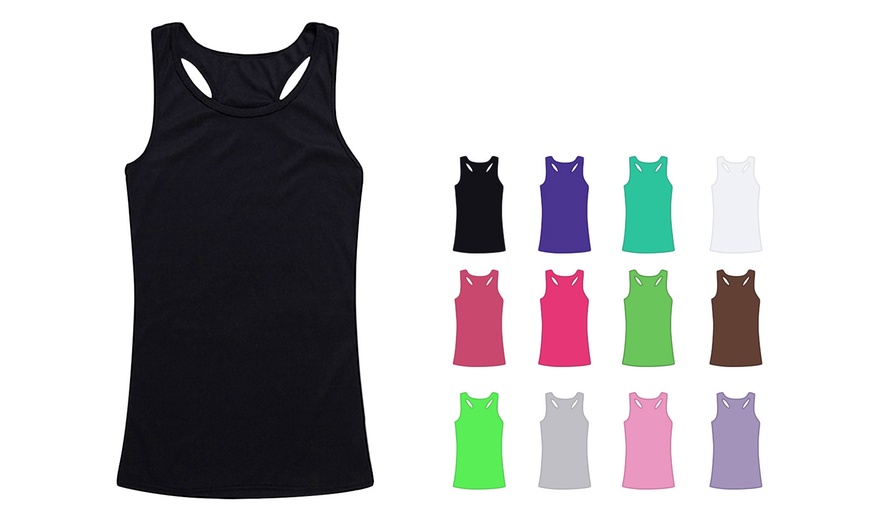 Image 2: Women's Racerback Vests 