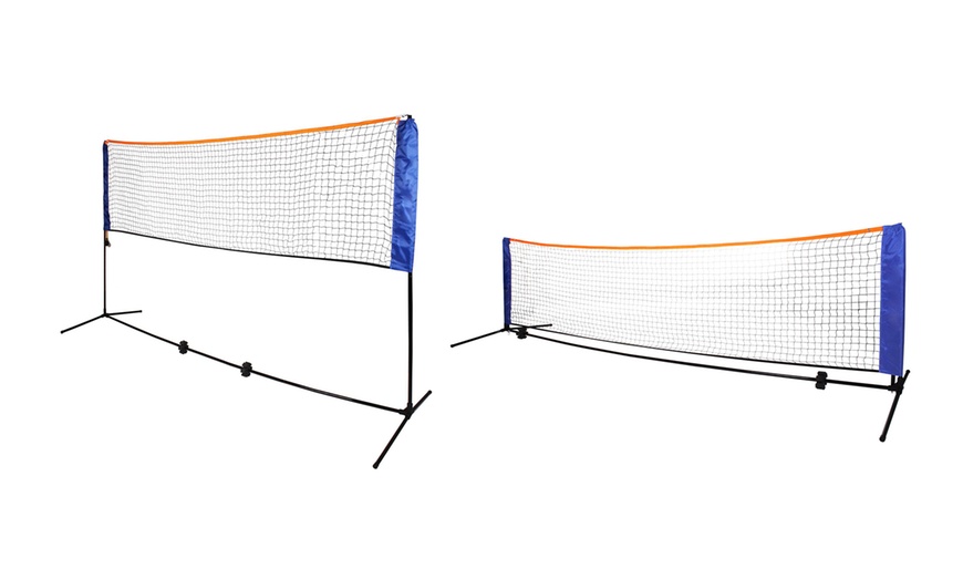 Image 2: Adjustable Badminton Net