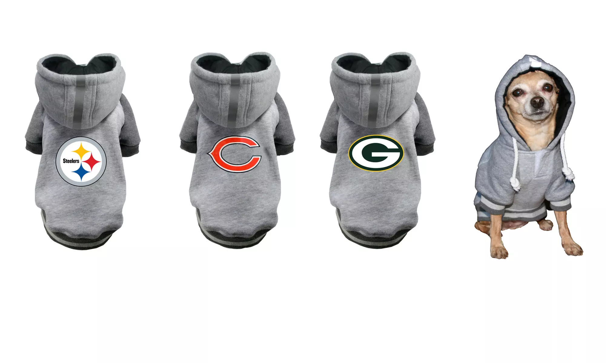 NFL Dog Hoodies. Sizes S-L Available. - Primary Image