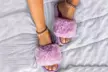 Mules en fausse fourrure douce - Second Medium