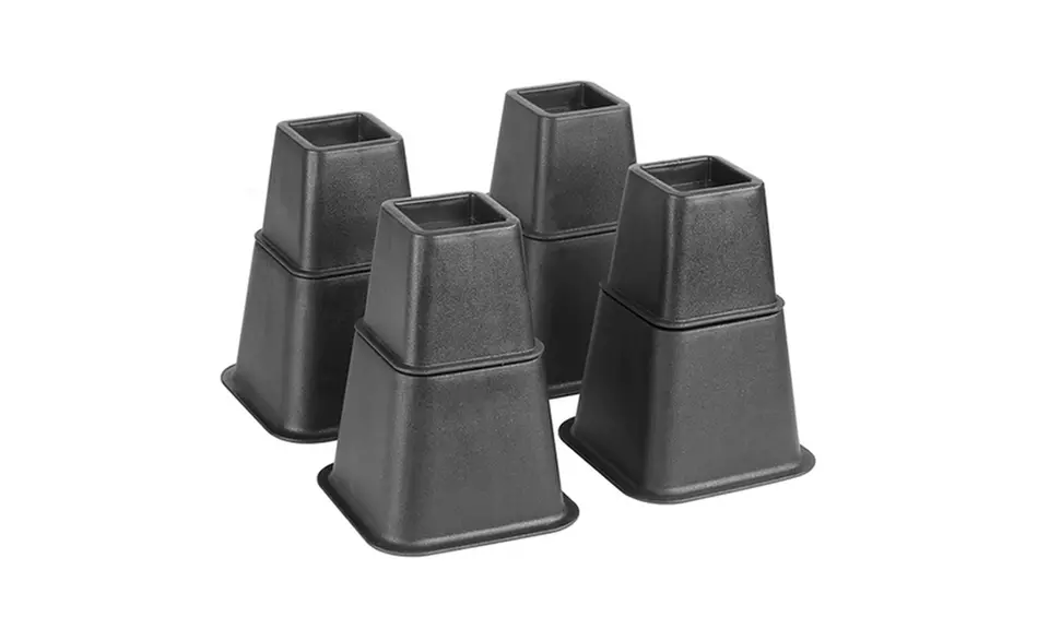 Adjustable Bed Risers Set (8-Piece) - Second Medium