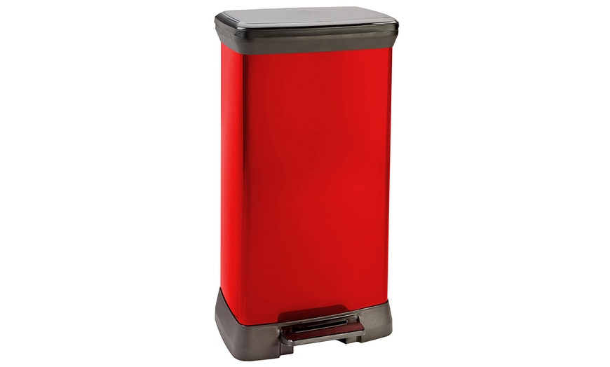 Image 6: Curver 50L Deco Pedal Bin