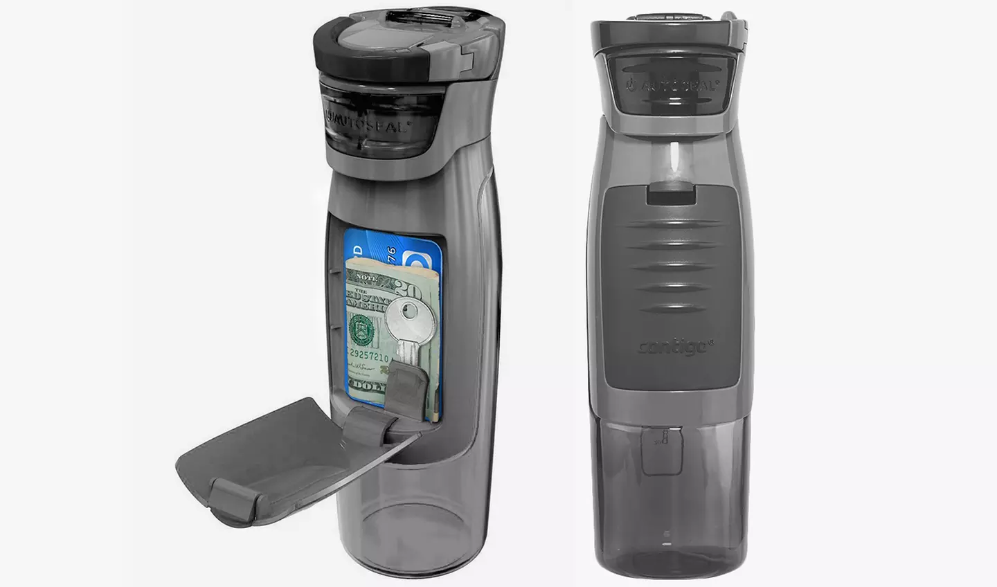 Contigo 24 oz. Autoseal Kangaroo Water Bottle with Pocket (2-Pack) - Second Medium
