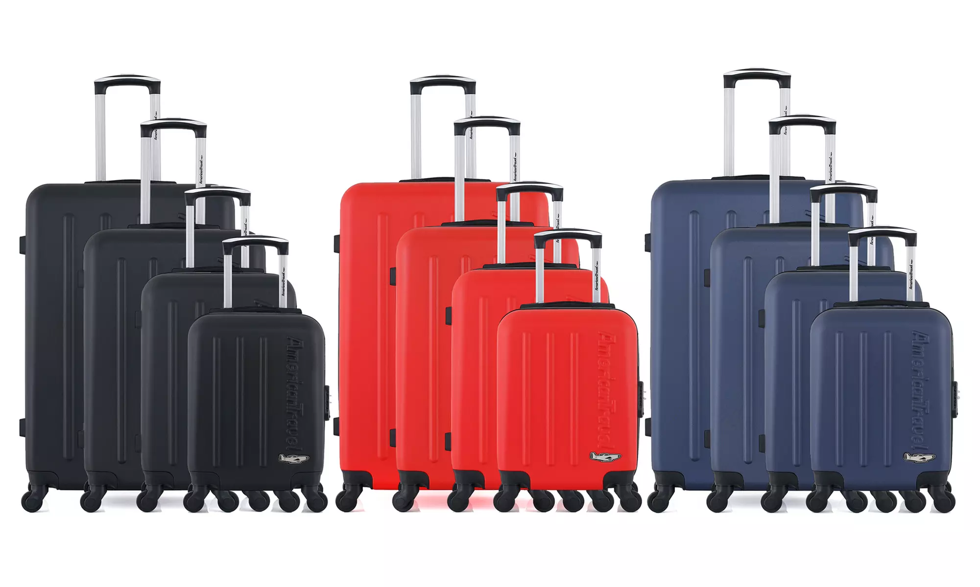 Sets de 4 valises Bronx American travel, coloris au choix et livraison offerte - Primary Image