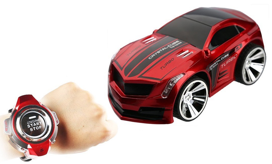 Image 3: RC Voice Car with Control Watch