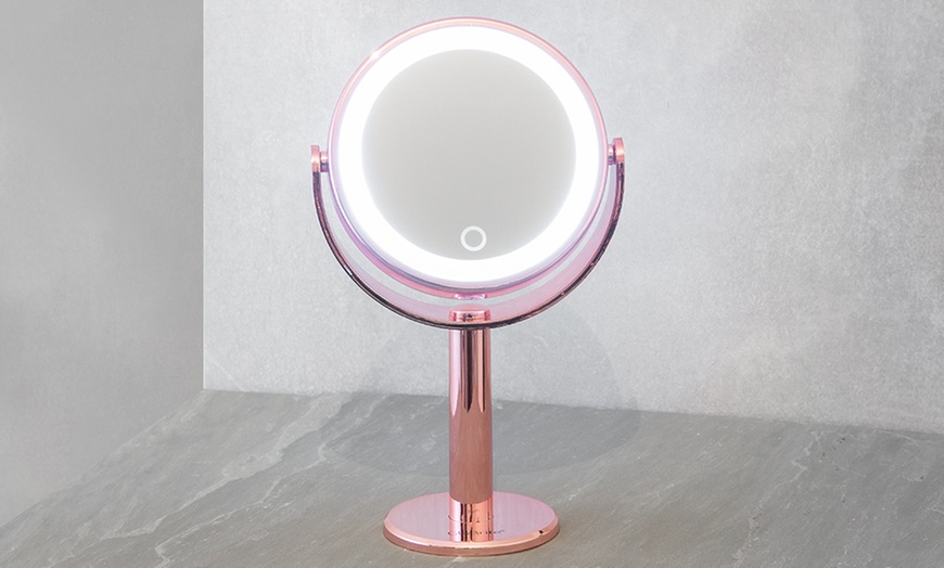 Image 8: Double-Sided LED Mirror
