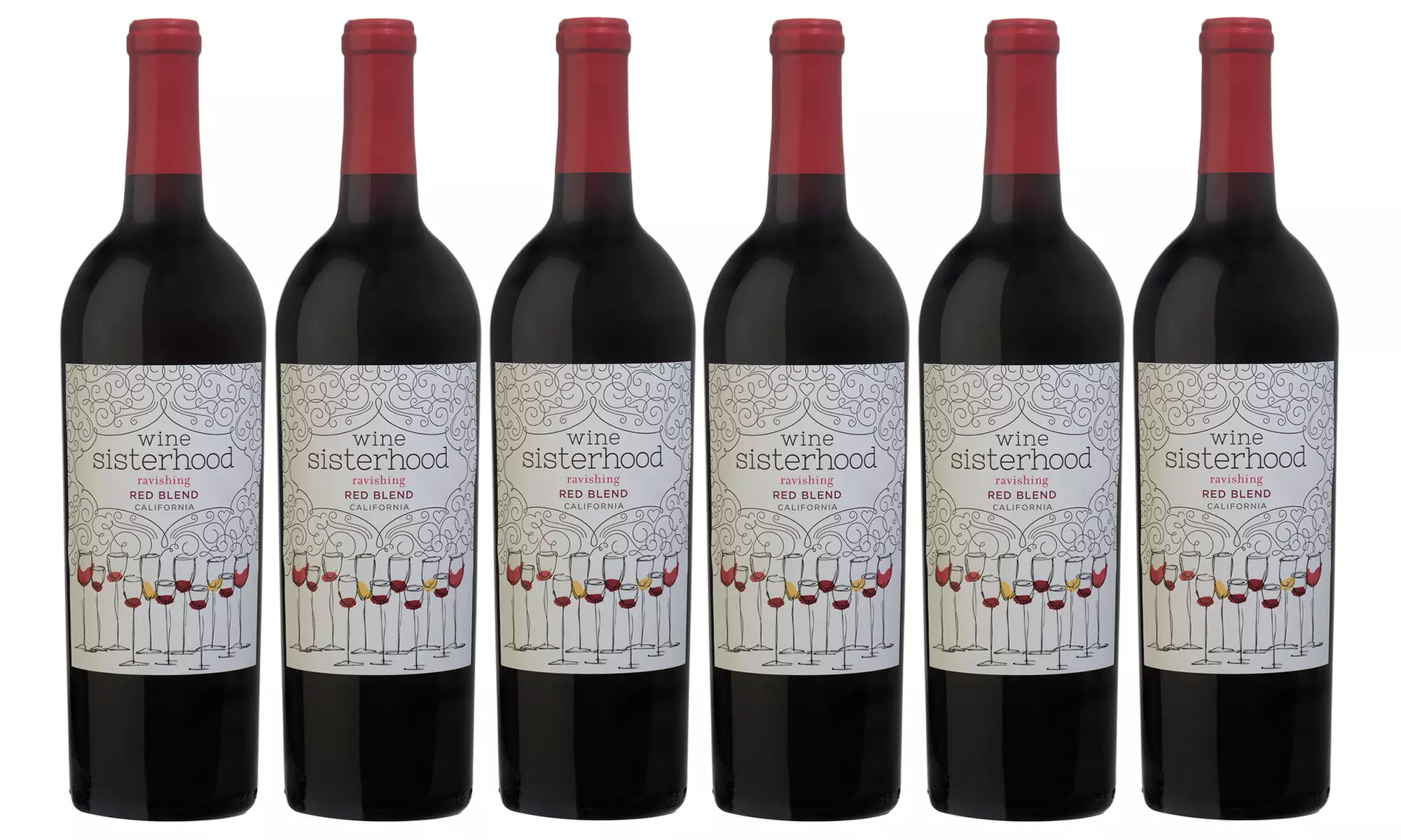 Wine Sisterhood Red Blend Wine (6- or 12-Pack). Shipping Included. - Primary Image