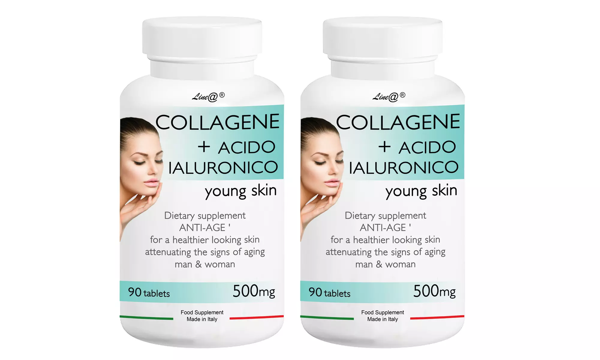 Fino a 360 compresse con collagene e acido ialuronico Lineadiet