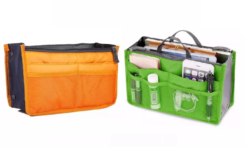 1 o 2 borse organizer da viaggio per cosmetici