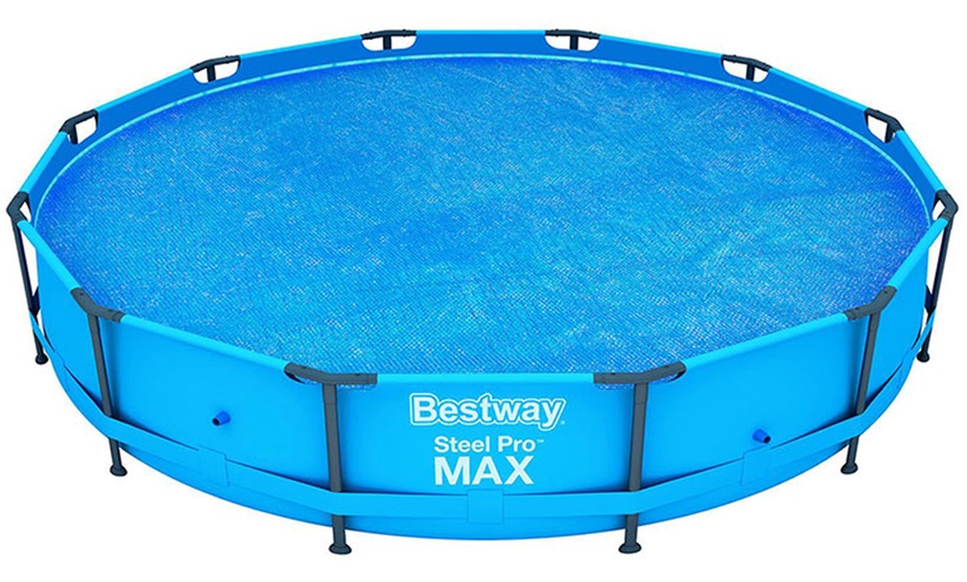 Image 11: Bestway Flowclear Solar Swimming Pool Cover Collection
