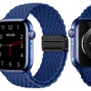 Image 16: Waloo Braided Nylon Magnetic Loop Band For Apple Watch- (Size & Color)