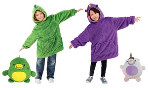 Two-in-One Kids Hoodie and Cuddly Plush Toy