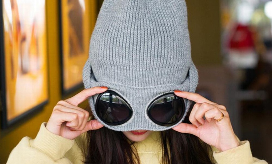 Image 1: Bonnet avec lunettes