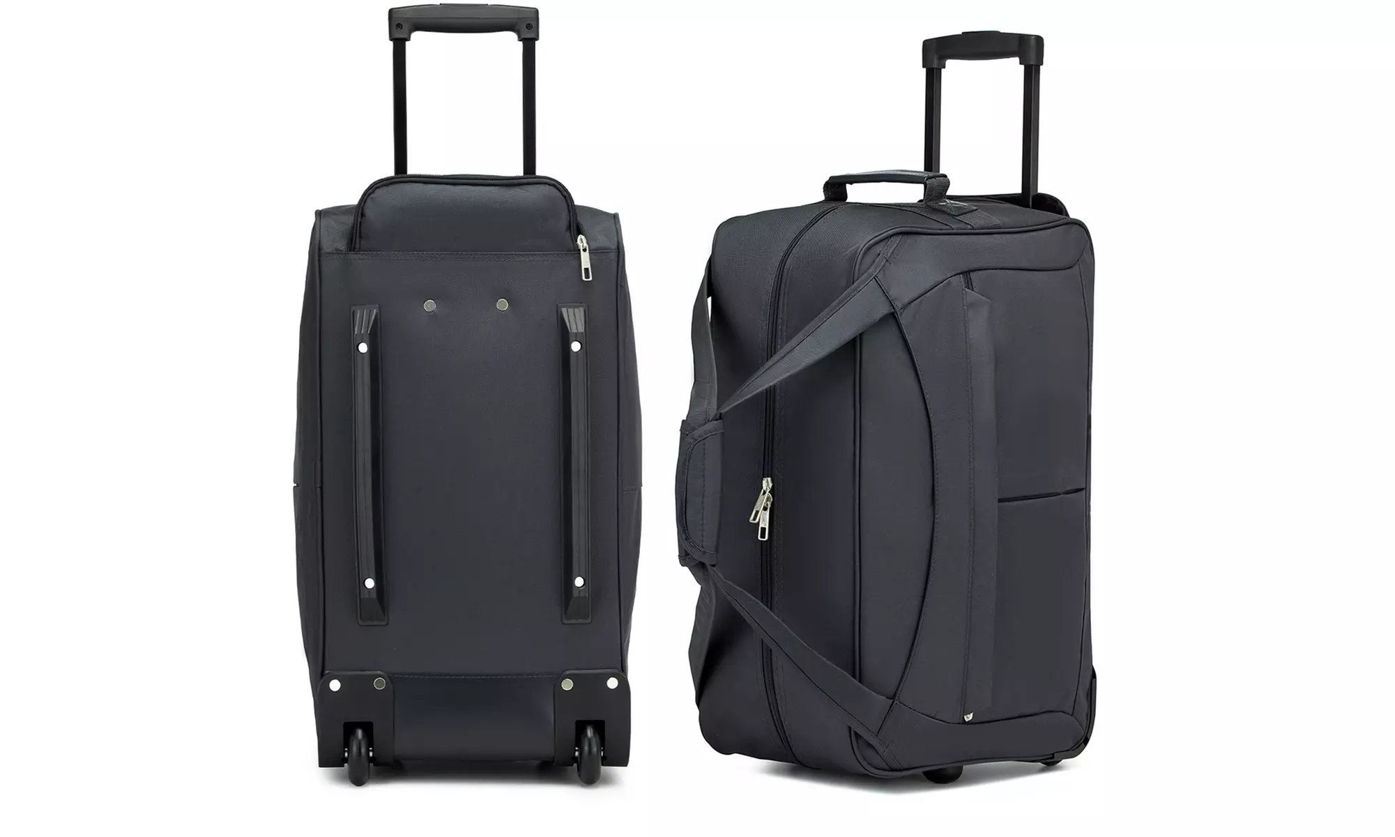 KONO 55L Two Wheels Foldable Soft Shell Travel Trolley Bag