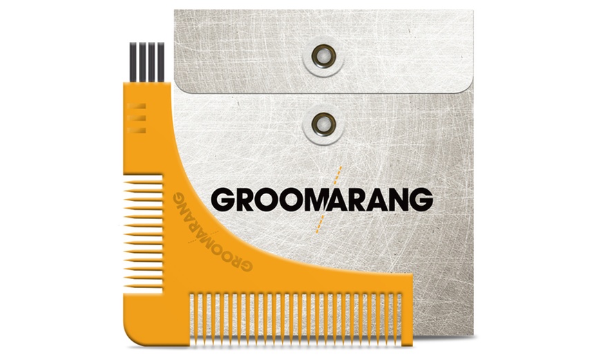 Image 1: One, Two or Three Groomarang™ Beard Styling Tools