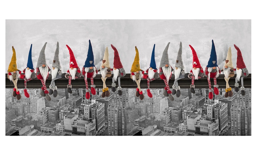 Image 15: Alfombra con diseño navideño rectangular