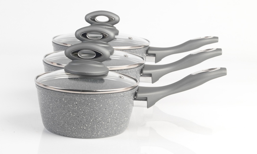 Image 3: Salter Three-Piece Pan Set