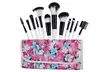 Alayna Professional Cosmetic Brush Kit with Travel Pouch (12-Piece) - Second Medium