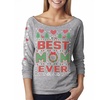 Image 6: Women's Ugly Christmas Sweater French-Terry 3/4 Graphic Tops