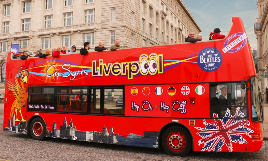 Image 1: Award Winning Beatles Bus Tour & 48-Hour Hop-On, Hop-Off Passes!