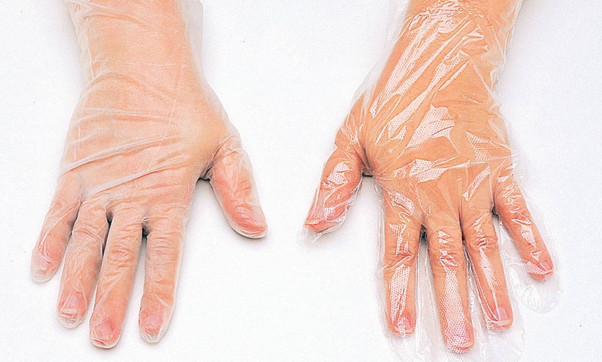 Image 4: Disposable Plastic Gloves