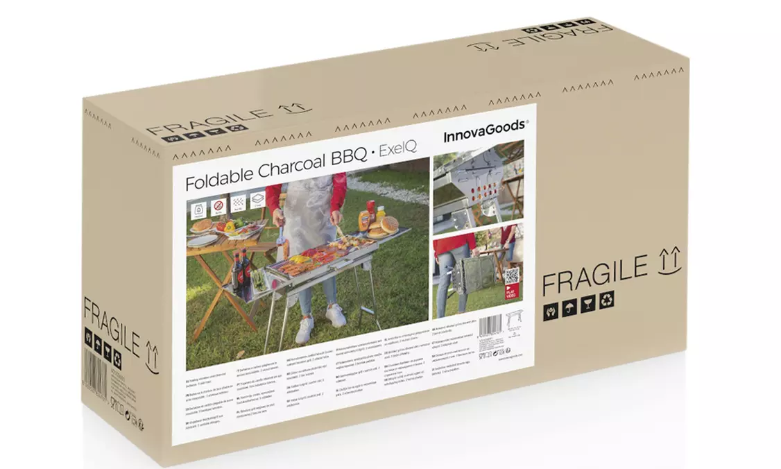 Barbecue de table pliable au charbon de bois InnovaGoods