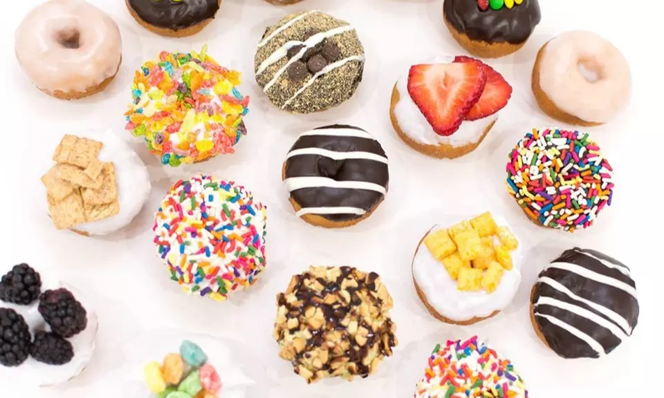 Mini Donuts or Frozen Yogurt at Orange Leaf and Humble Donut (Up to 47% Off). Five Options Available. - Primary Image