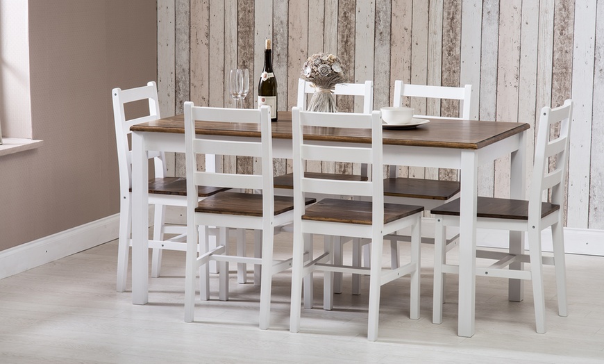 Image 5: Pine Dining Furniture Collection