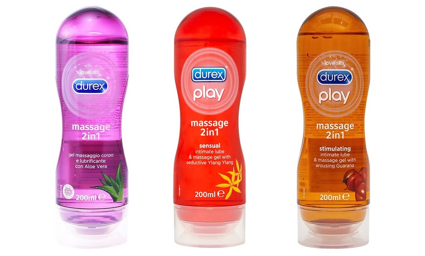 Image 1: 2-pak Durex Play 2-in-1 gel