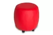 Lot de 2 Poufs Ronds en Simili-cuir - Second Medium