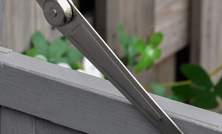 Image 10: Outsunny Wooden Double Door Shed