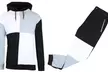 Men's Fleece-Lined Hoodie and Jogger Set with Color Block Design (2-Piece) (S-2XL) - Second Medium