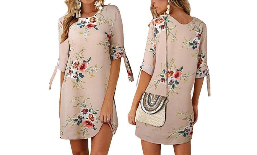 Image 2: Casual Floral Print Dress