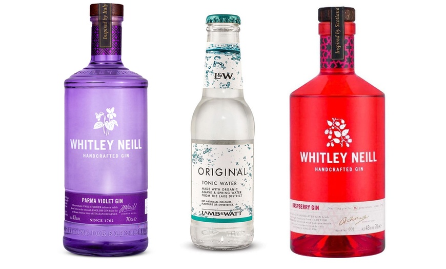 Image 3: Whitley Neill 70cl Gin Set