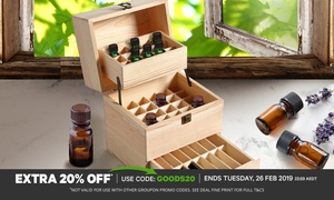 Essential Oil Wooden Storage Box