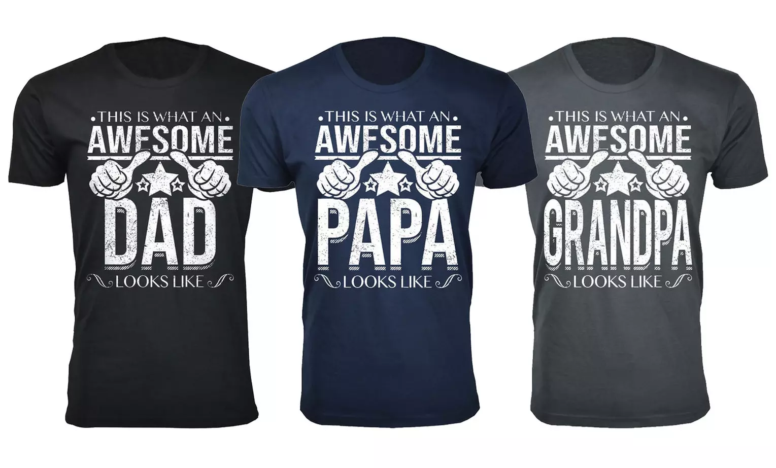 Men's Awesome Dad Grandpa T-Shirts. Plus Sizes Available. - Primary Image