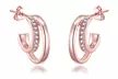 1 ou 2 paires de boucles d'oreilles Philip Jones ornées de cristaux Swarovski® - Second Medium