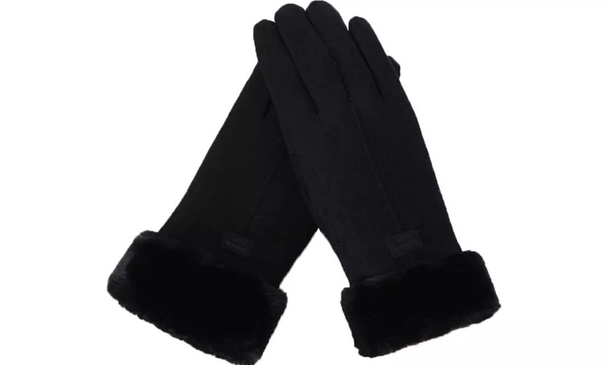 Image 2: Gants en Sherpa tactiles