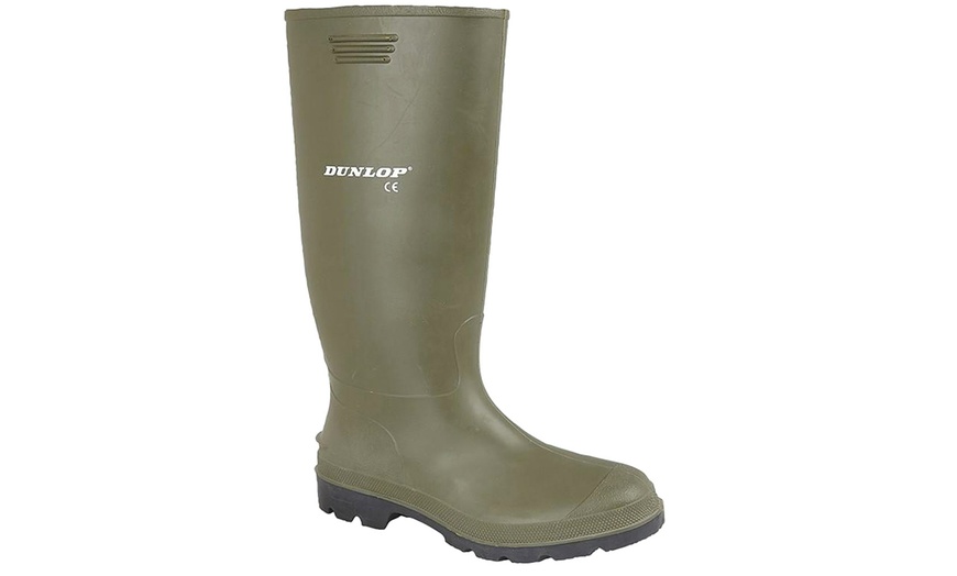 Image 1: Dunlop Pricemaster Contract Wellingtons, Durable Boots