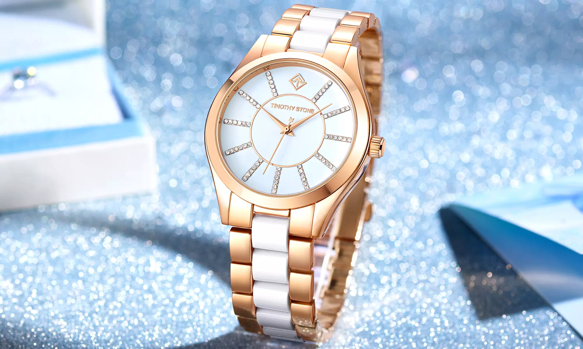 Montres pour femme Timothy Stone ornées de cristaux Swarovski®, livraison offerte - Primary Image