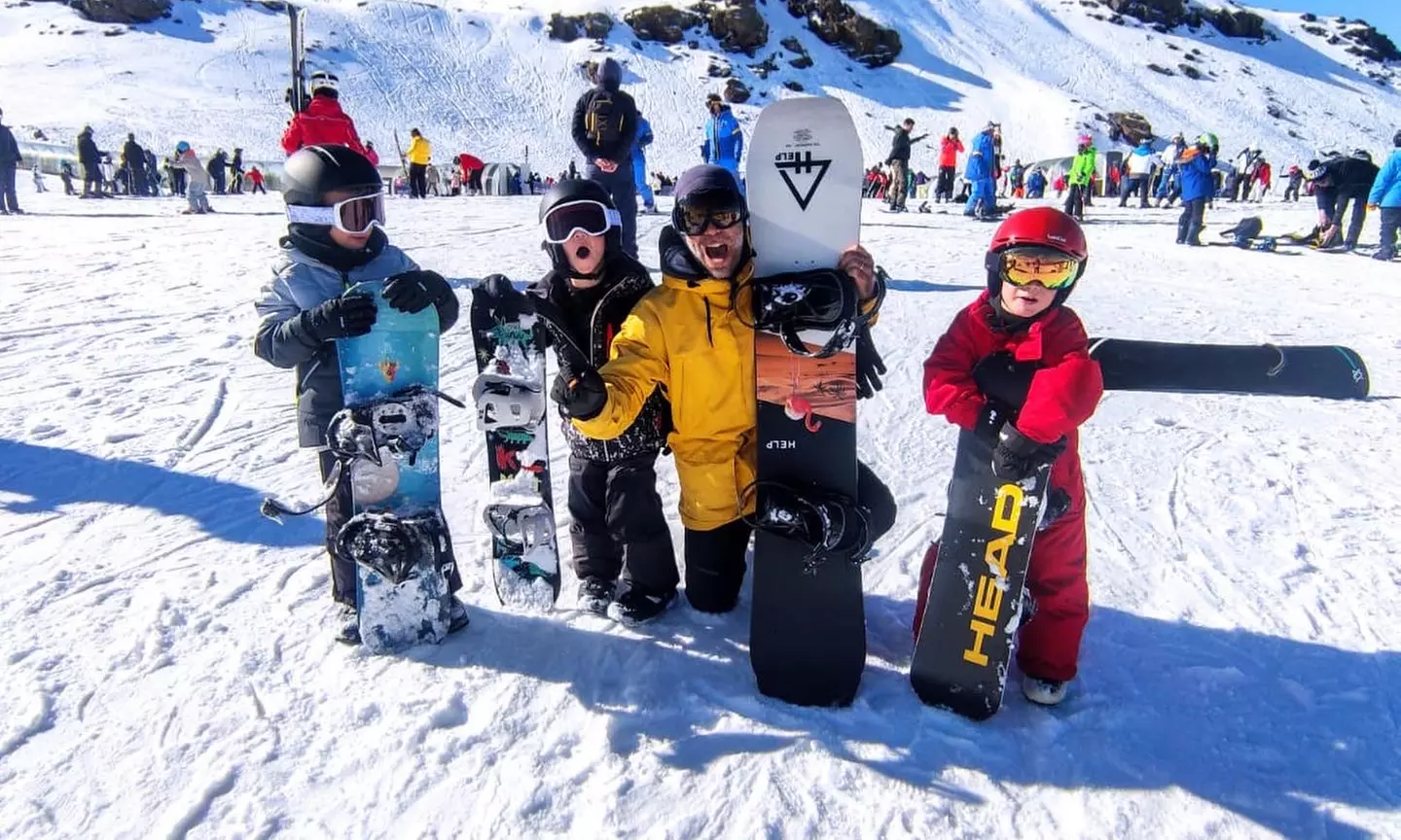 Curso de esquí o de snowboard para 1 o 2 personas