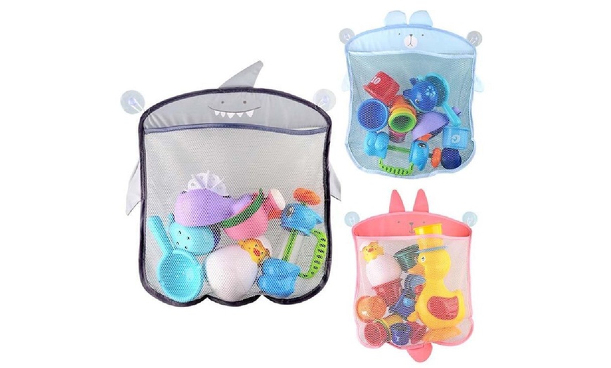 Image 11: Bathroom Toys Storage Bag