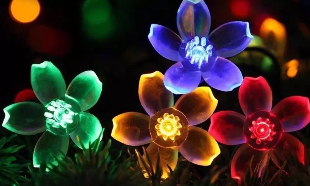 1 of 2 kersenbloesem lichtslingers