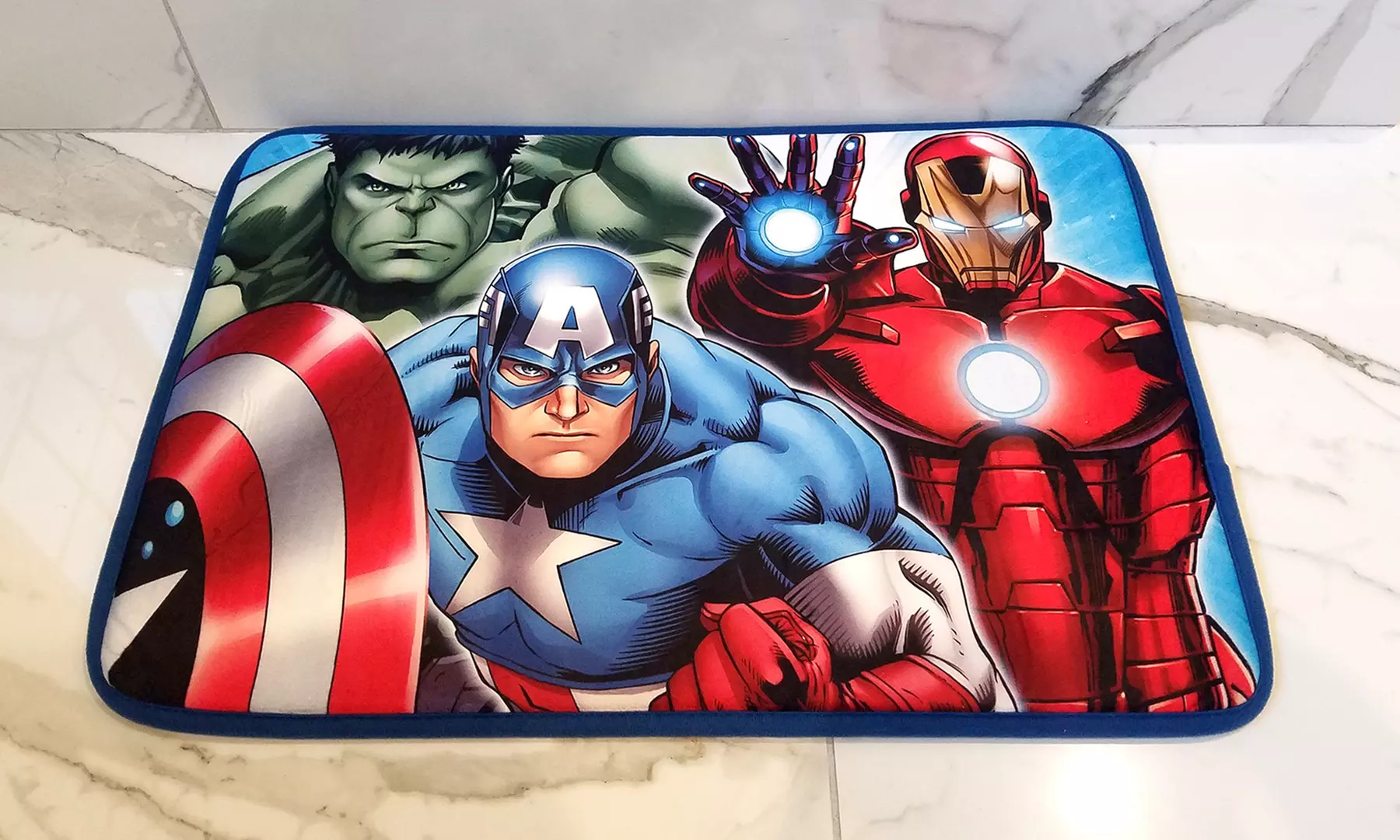 Marvel's The Avengers Memory Foam Bath Mat - Primary Image