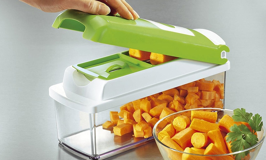 Image 3: 11-in-1 Mandoline Super Slicer