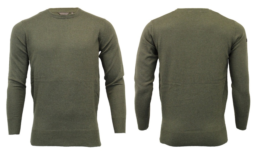 Image 7: Men's Crosshatch Jumper