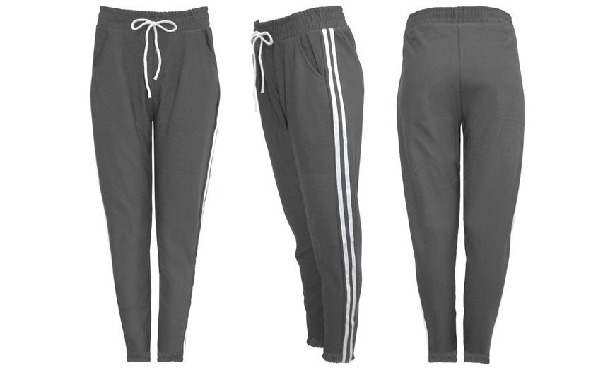 Image 2: Side-Stripe Sports Pants