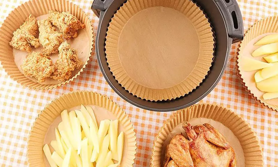 Fino a 500 pezzi di carta usa e getta per friggitrice ad aria