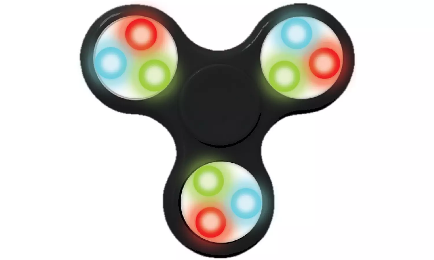LED Fidget Spinner Stress and Anxiety Relief Toy - Second Medium